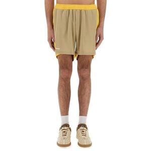 WALES BONNER Track Shorts with Side Panel Detail Men YELLOW Pants